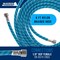 Master Airbrush Super Premium 6 Foot Nylon Braided Airbrush Hose with Silicone Tubing - Standard 1/8" Size Fitting Ends, Flexible, Durable